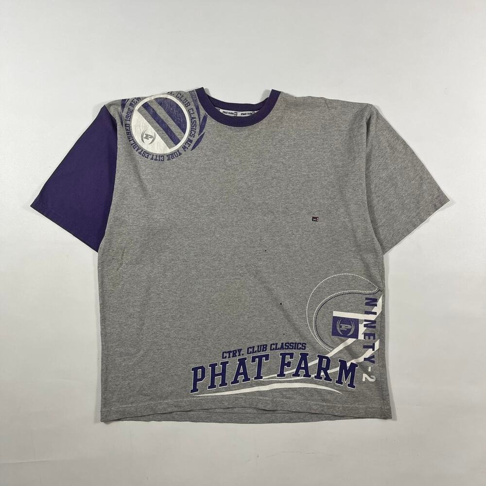 Y2K Phat Farm Grey Tee